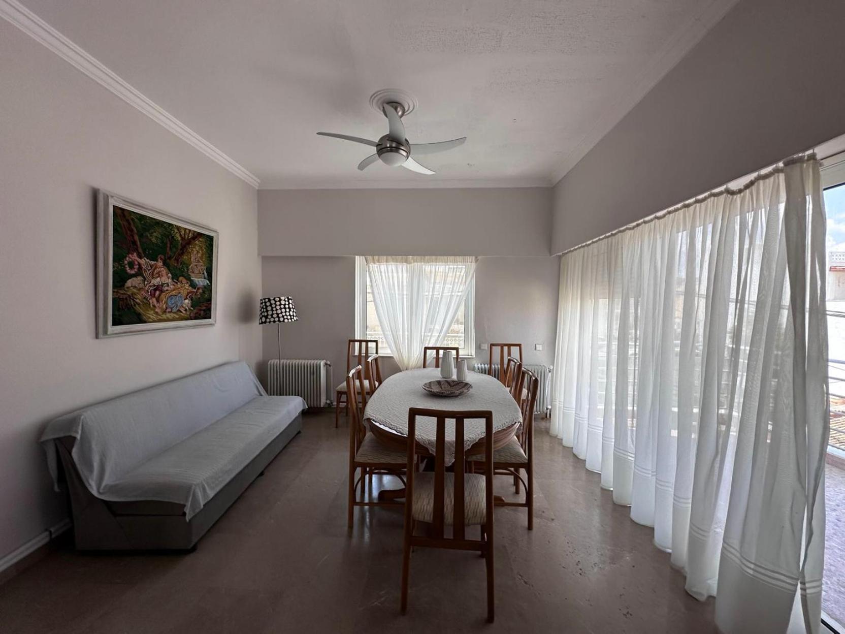 Beach Front Apartment Nea Palatia Bagian luar foto
